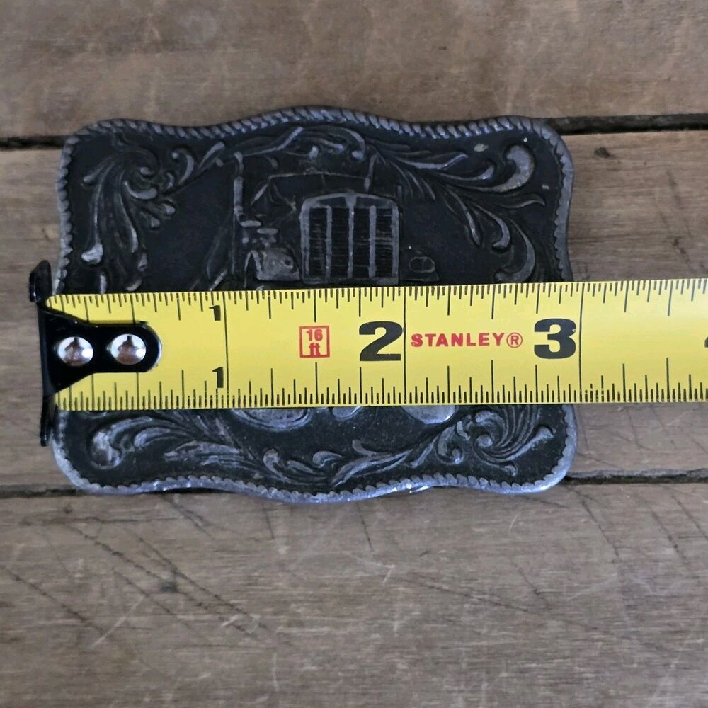 Vintage 1977 Kenworth Belt Buckle K. Whopper Trucker Semi Truck Metal - Picture 5 of 6